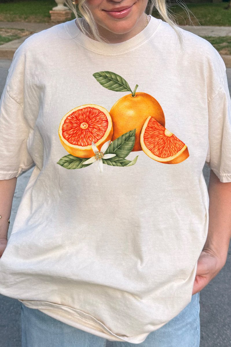 Orange Blossom Comfort Colors Adult Ring - Spun Cotton Tee - Wholesale Accessory Market