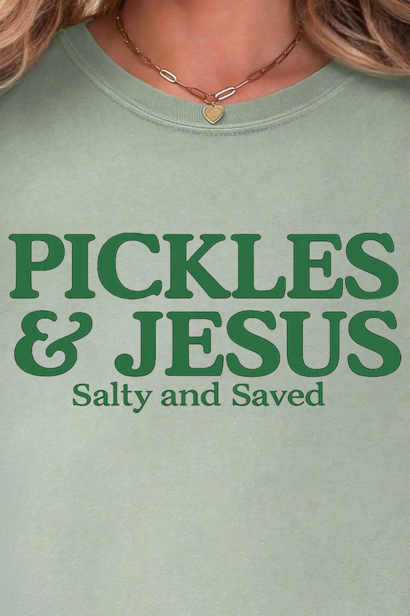 Pickles & Jesus Comfort Colors Adult Ring - Spun Cotton Tee - Wholesale Accessory Market