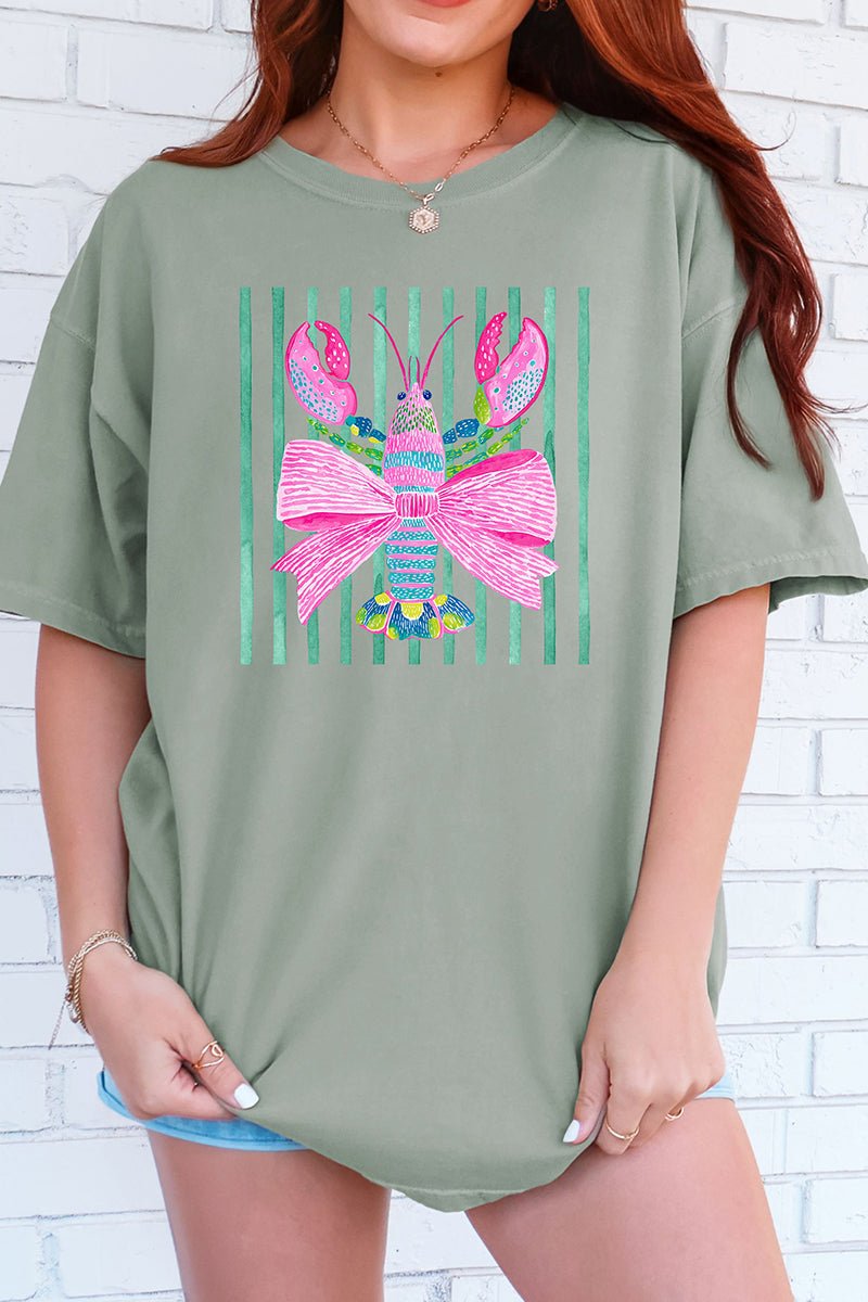Pink Lobster Club Comfort Colors Adult Ring - Spun Cotton Tee - Wholesale Accessory Market