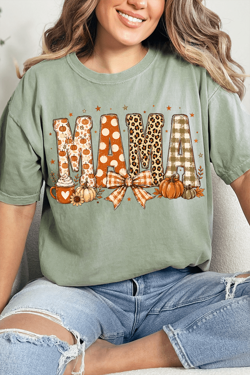 Pumpkin Spice Mama Comfort Colors Adult Ring-Spun Cotton Tee - Wholesale Accessory Market