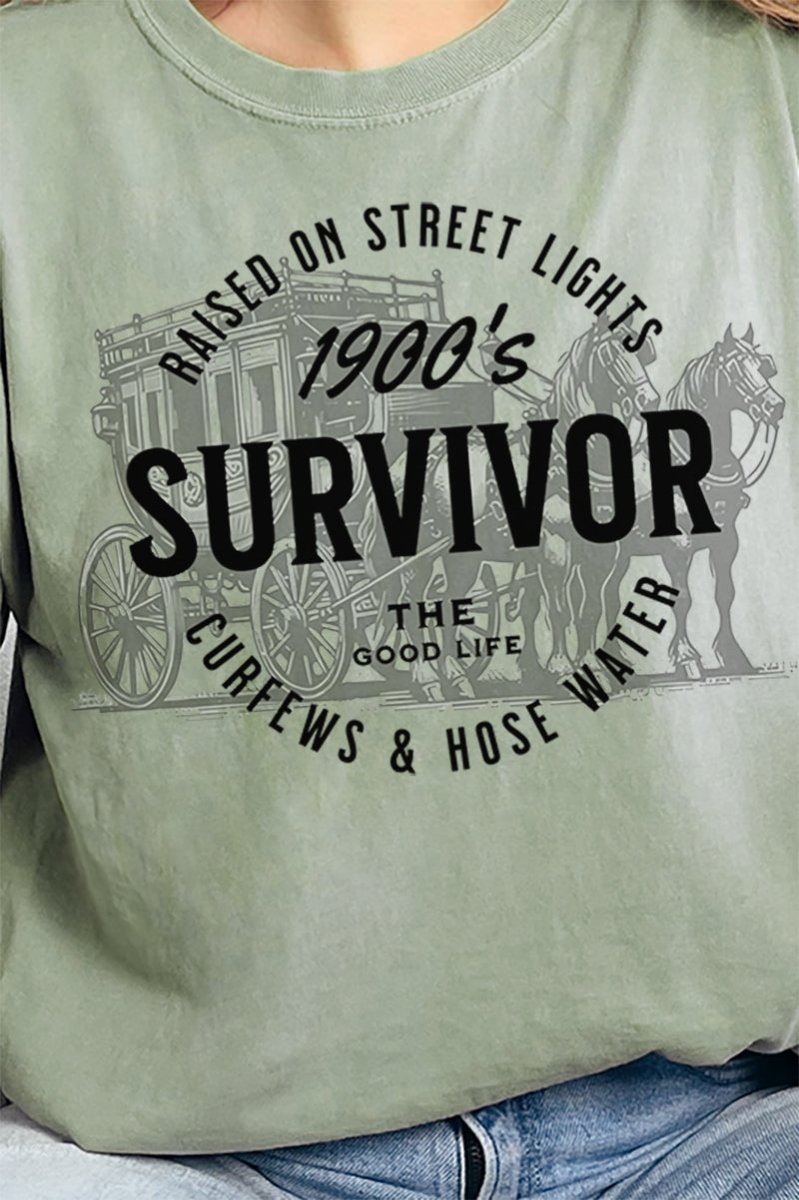 Raised On Street Lights Comfort Colors Adult Ring - Spun Cotton Tee - Wholesale Accessory Market