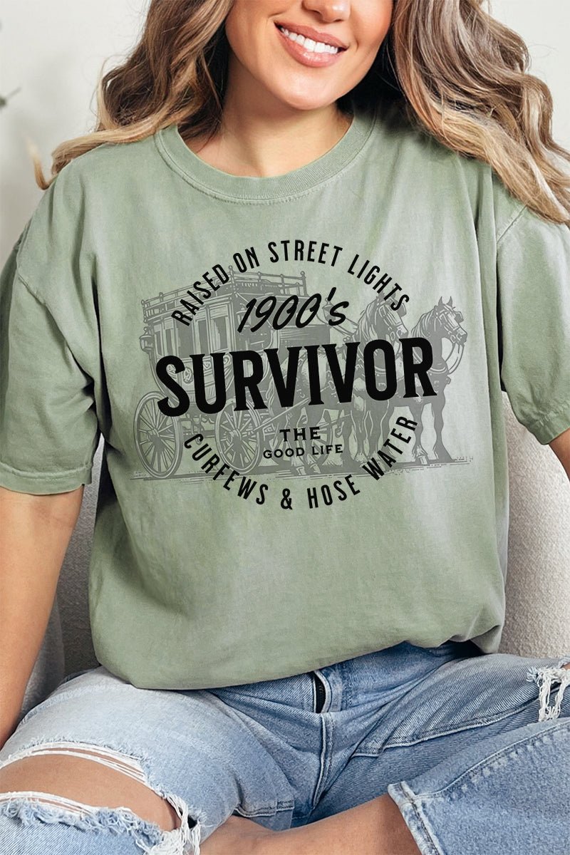 Raised On Street Lights Comfort Colors Adult Ring - Spun Cotton Tee - Wholesale Accessory Market