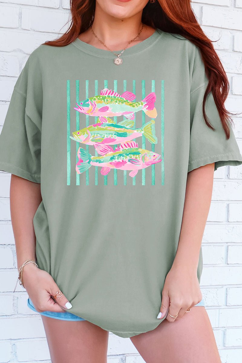 Reel Bright Comfort Colors Adult Ring - Spun Cotton Tee - Wholesale Accessory Market