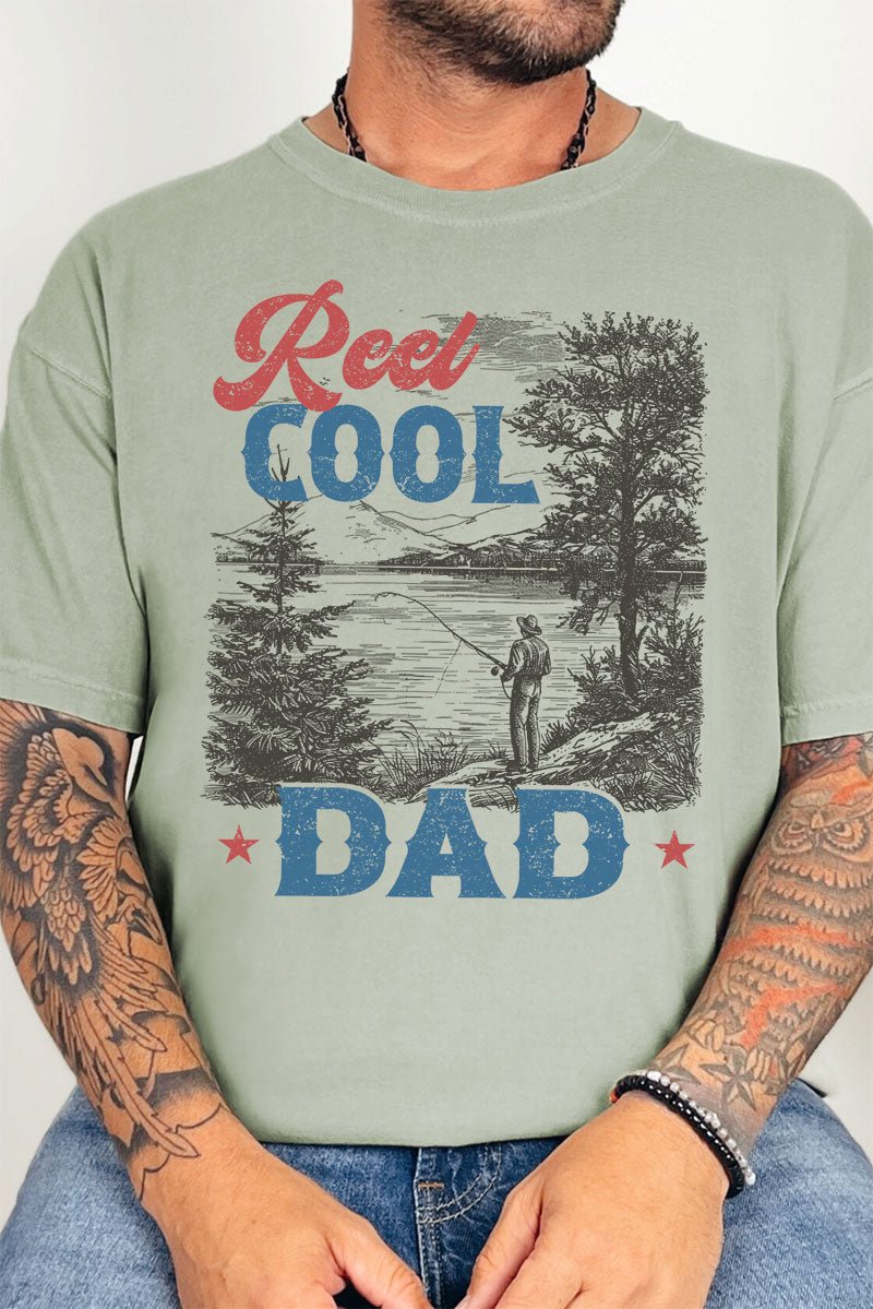 Reel Cool Dad Comfort Colors Adult Ring - Spun Cotton Tee - Wholesale Accessory Market