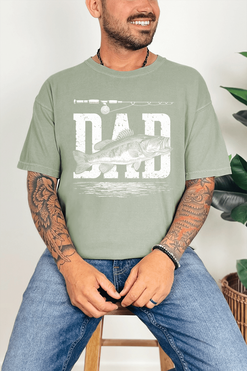 Reel Great Dad Comfort Colors Adult Ring - Spun Cotton Tee - Wholesale Accessory Market
