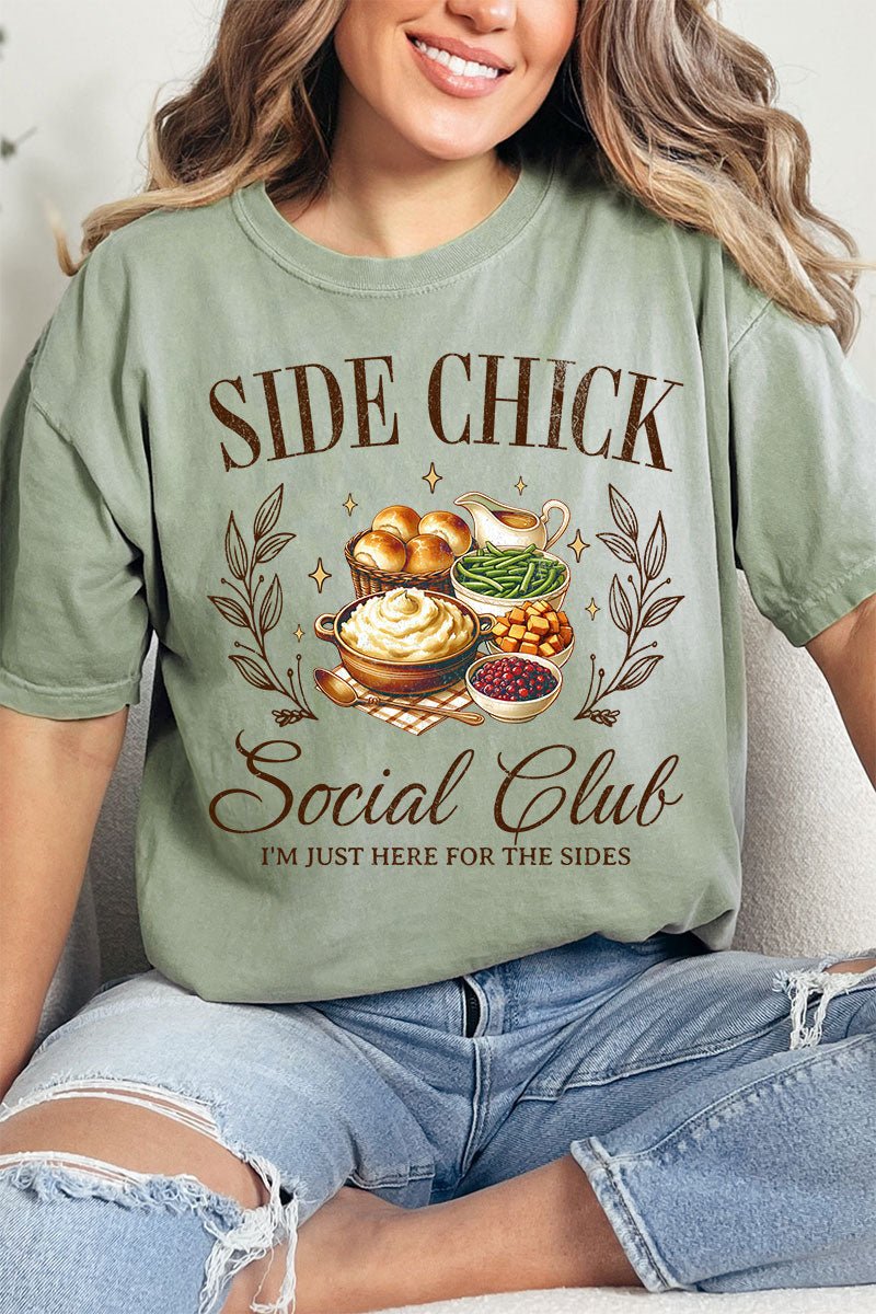 Side Chick Social Club Comfort Colors Adult Ring - Spun Cotton Tee - Wholesale Accessory Market