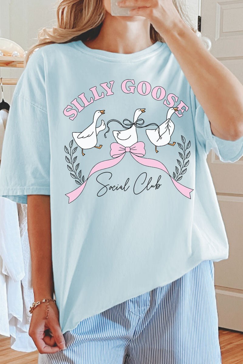Silly Goose Social Club Comfort Colors Adult Ring - Spun Cotton Tee - Wholesale Accessory Market