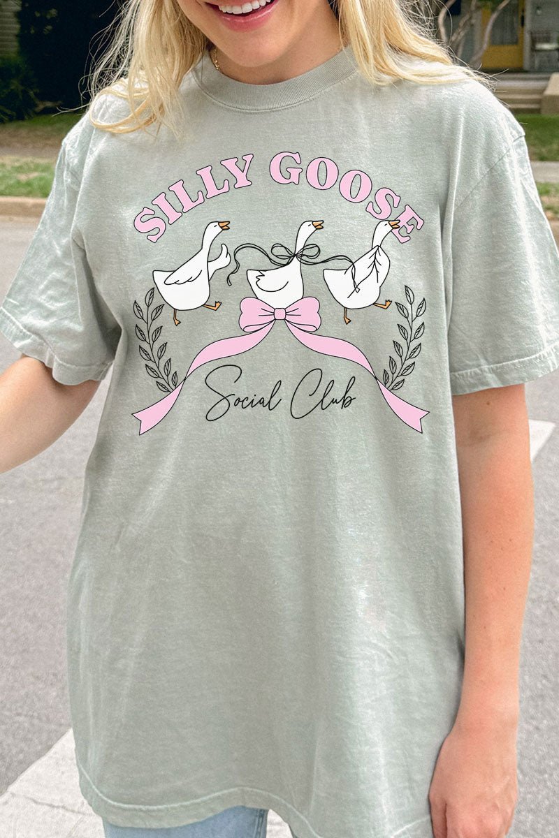 Silly Goose Social Club Comfort Colors Adult Ring - Spun Cotton Tee - Wholesale Accessory Market