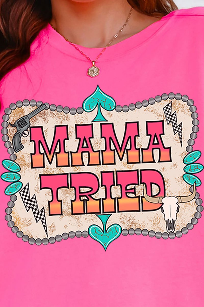 Spades Mama Tried Comfort Colors Adult Ring - Spun Cotton Tee - Wholesale Accessory Market