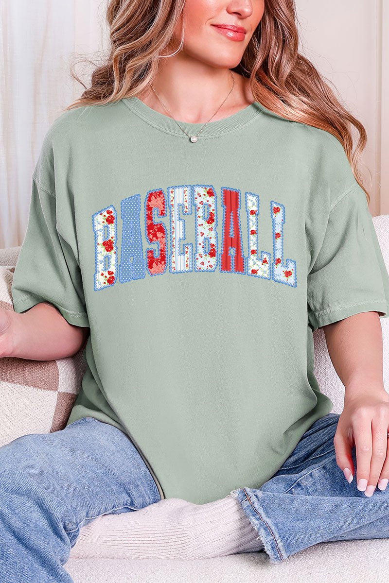 Stitched In Tradition Baseball Comfort Colors Adult Ring - Spun Cotton Tee - Wholesale Accessory Market