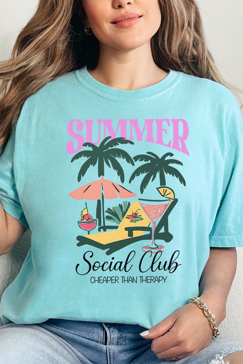Summer Social Club Comfort Colors Adult Ring - Spun Cotton Tee - Wholesale Accessory Market