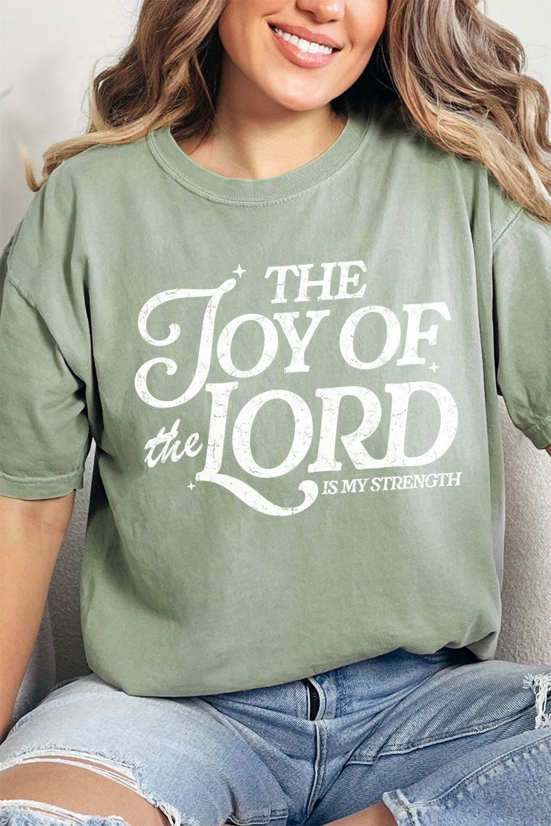 The Joy Of The Lord Comfort Colors Adult Ring - Spun Cotton Tee - Wholesale Accessory Market