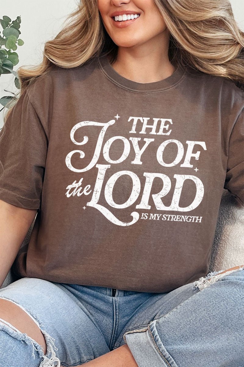 The Joy Of The Lord Comfort Colors Adult Ring - Spun Cotton Tee - Wholesale Accessory Market