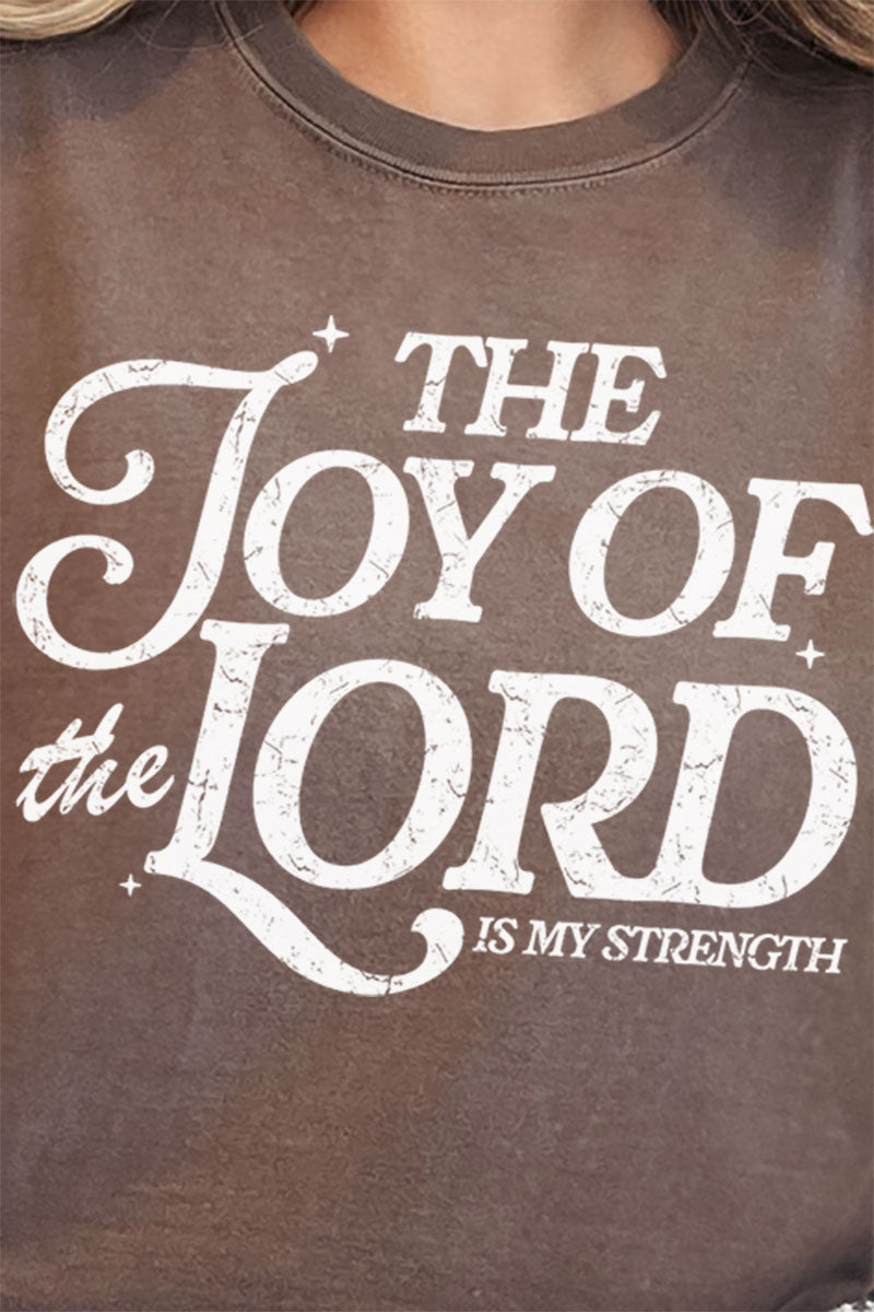 The Joy Of The Lord Comfort Colors Adult Ring - Spun Cotton Tee - Wholesale Accessory Market