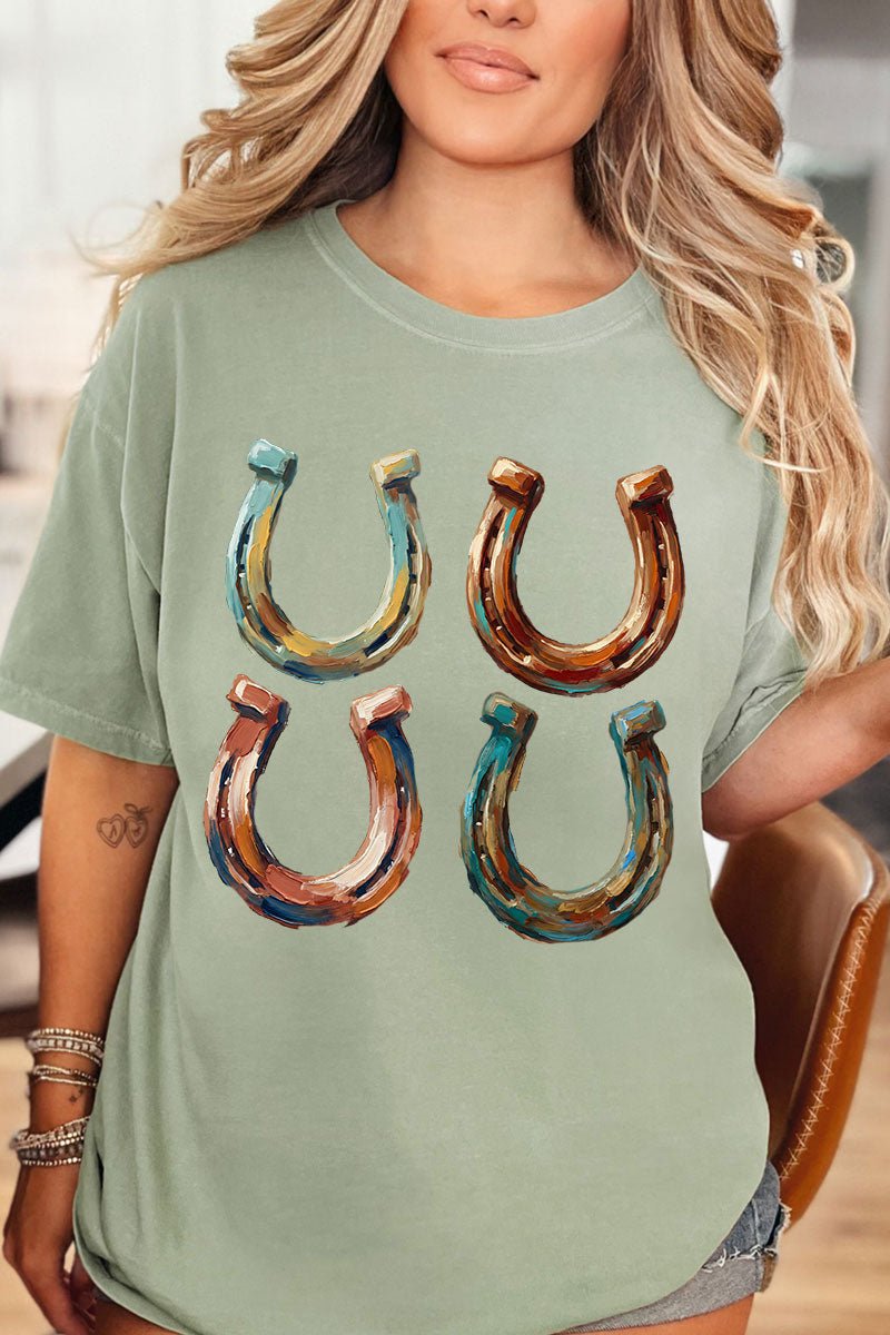 The Painted Horseshoes Comfort Colors Adult Ring - Spun Cotton Tee - Wholesale Accessory Market