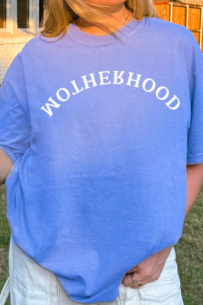 Upside Down Motherhood Comfort Colors Adult Ring - Spun Cotton Tee - Wholesale Accessory Market