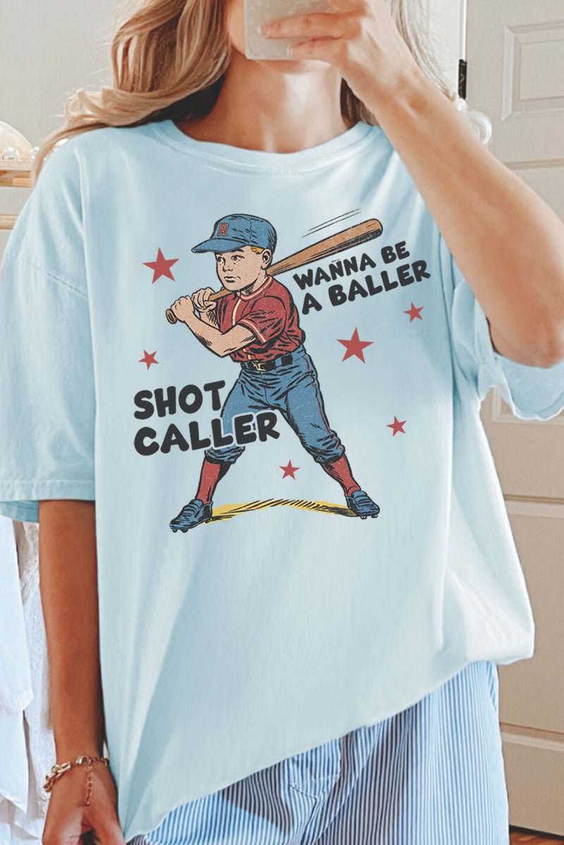 Wanna Be A Baller Comfort Colors Adult Ring - Spun Cotton Tee - Wholesale Accessory Market