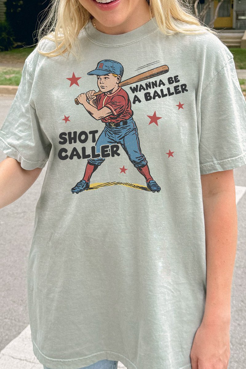 Wanna Be A Baller Comfort Colors Adult Ring - Spun Cotton Tee - Wholesale Accessory Market