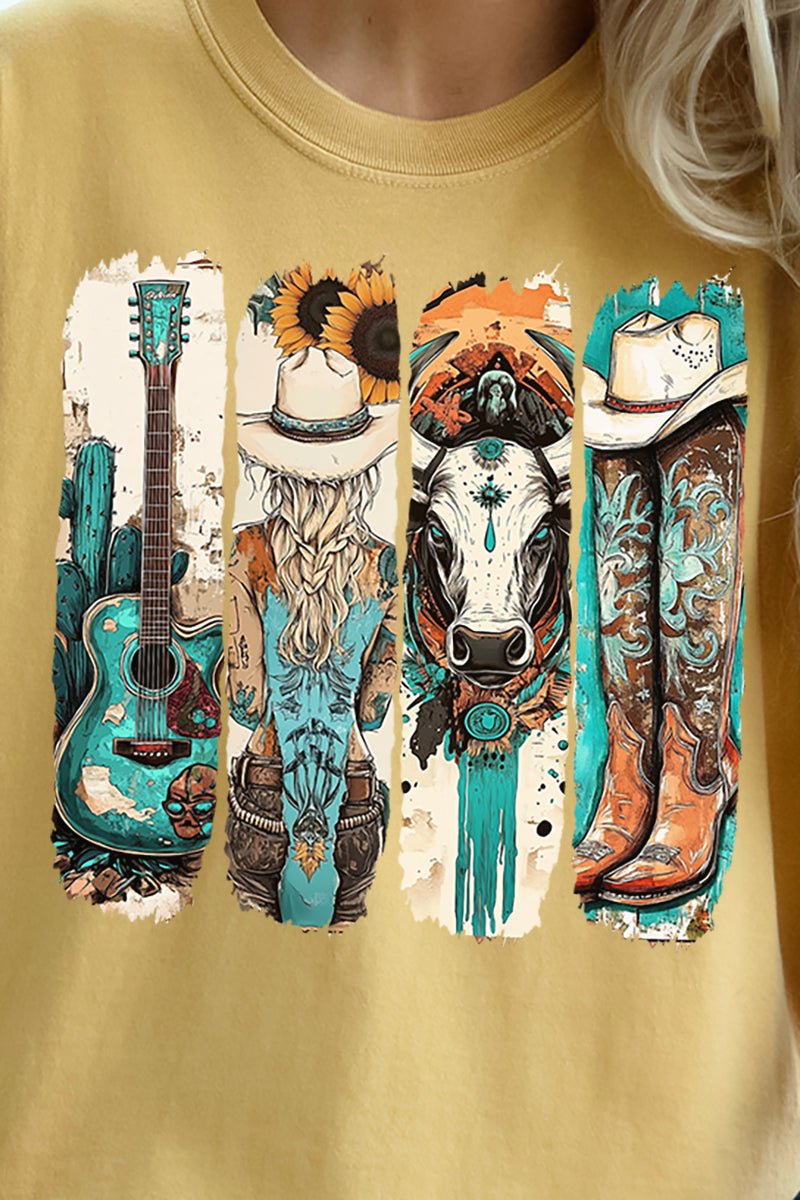 Western Babe Comfort Colors Adult Ring - Spun Cotton Tee - Wholesale Accessory Market