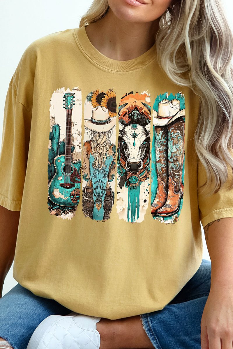 Western Babe Comfort Colors Adult Ring - Spun Cotton Tee - Wholesale Accessory Market