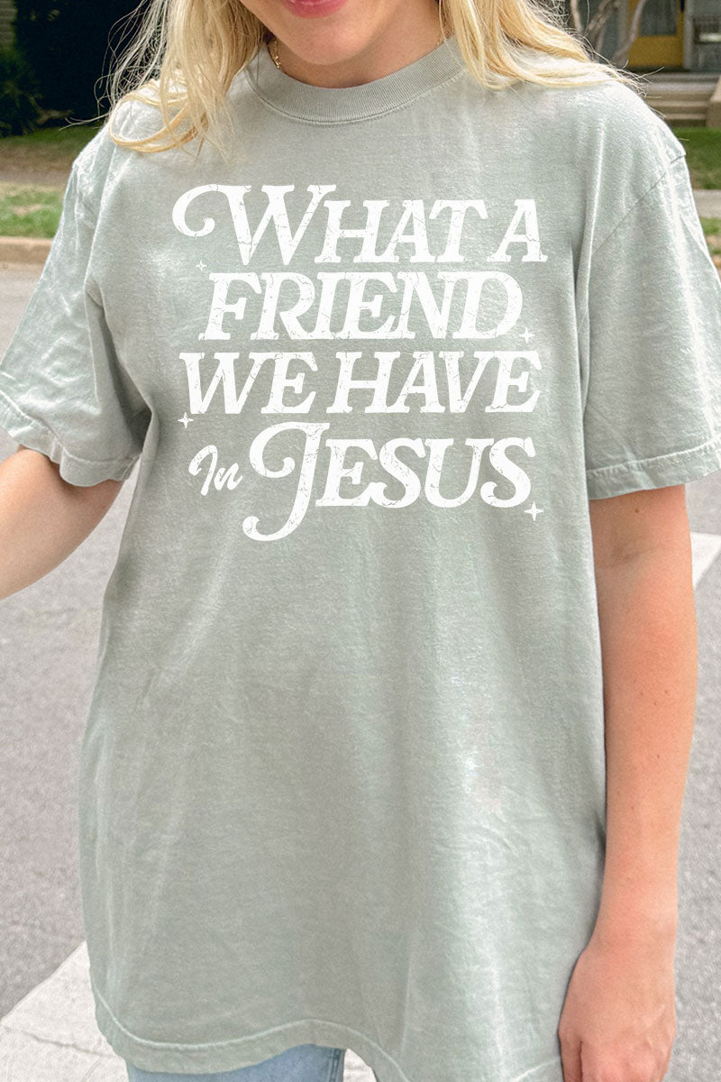 What A Friend Comfort Colors Adult Ring - Spun Cotton Tee - Wholesale Accessory Market