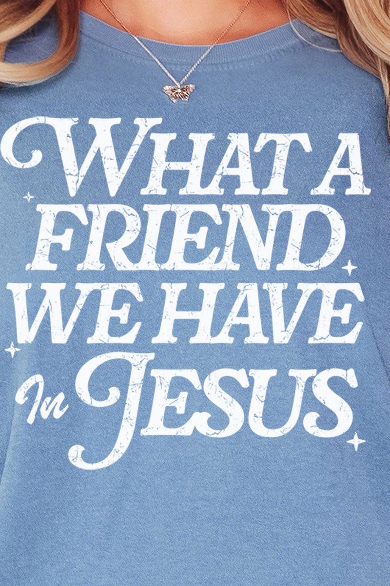 What A Friend Comfort Colors Adult Ring - Spun Cotton Tee - Wholesale Accessory Market