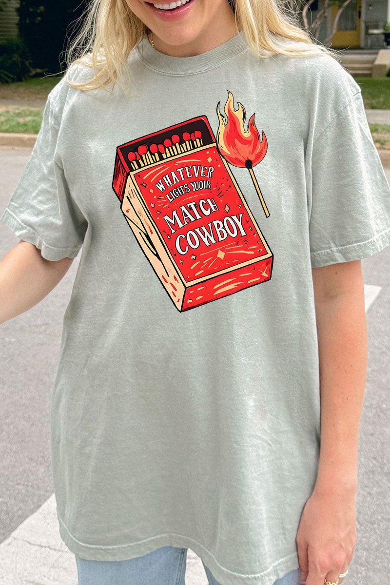 Whatever Lights Your Match Comfort Colors Adult Ring - Spun Cotton Tee - Wholesale Accessory Market