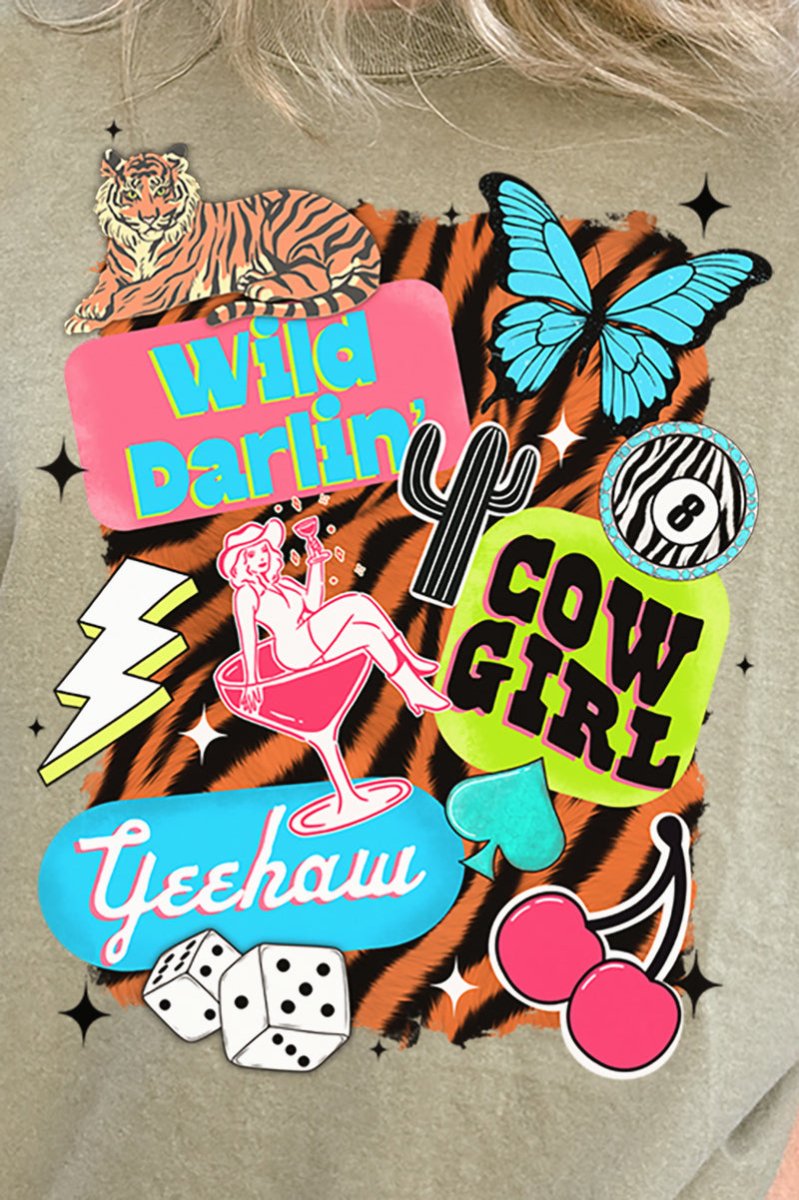 Wild Darlin' Cowgirl Comfort Colors Adult Ring - Spun Cotton Tee - Wholesale Accessory Market