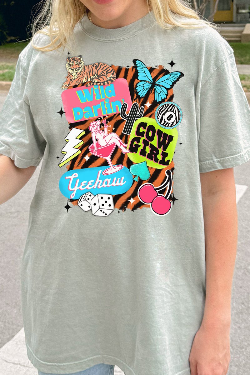 Wild Darlin' Cowgirl Comfort Colors Adult Ring - Spun Cotton Tee - Wholesale Accessory Market