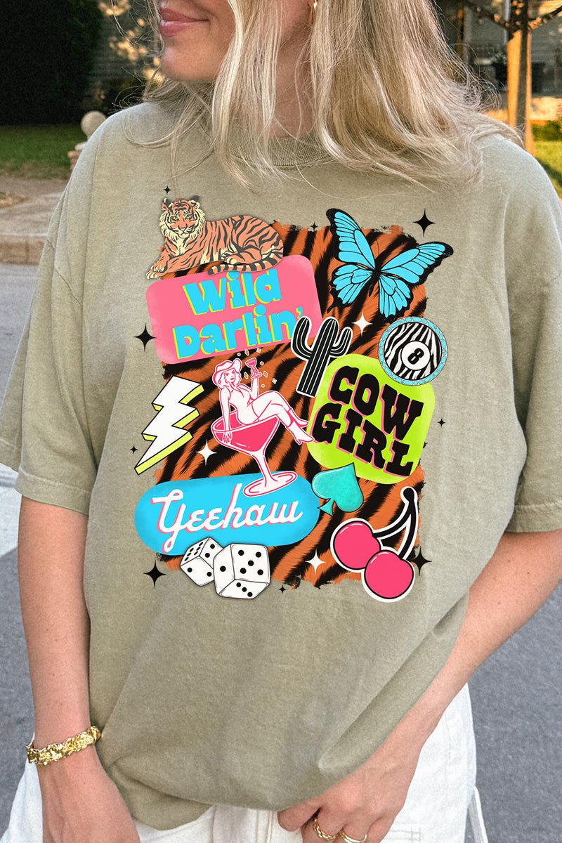 Wild Darlin' Cowgirl Comfort Colors Adult Ring - Spun Cotton Tee - Wholesale Accessory Market