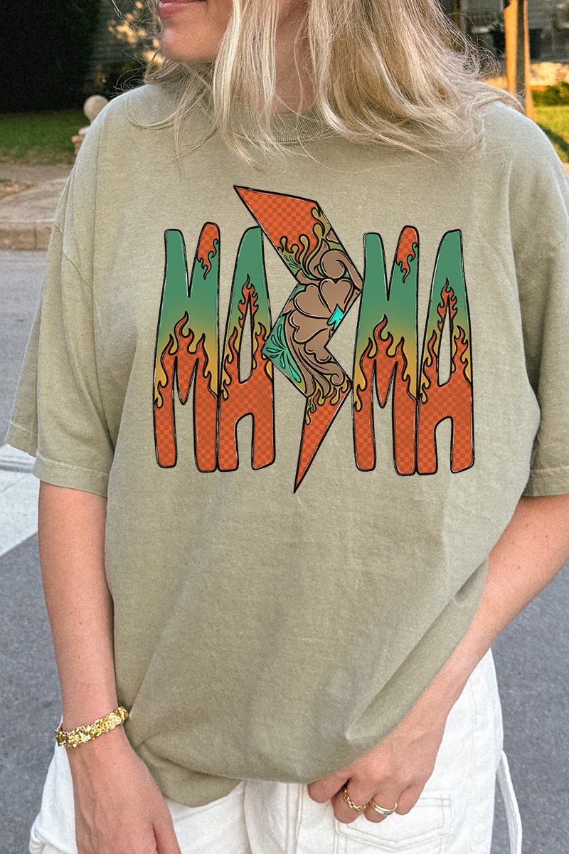 Wild Western Mama Comfort Colors Adult Ring - Spun Cotton Tee - Wholesale Accessory Market