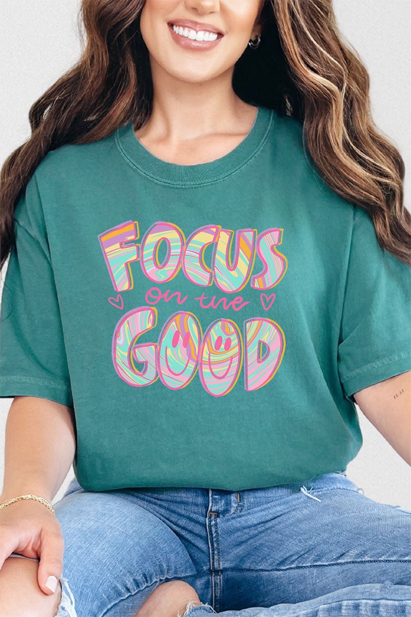 Focus On The Good Comfort Colors Adult Ring - Spun Cotton Tee - Wholesale Accessory Market