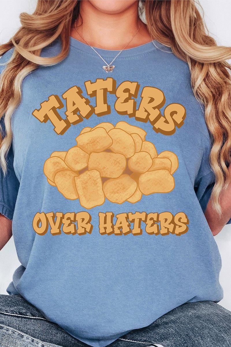 Taters Over Haters Comfort Colors Adult Ring - Spun Cotton Tee - Wholesale Accessory Market