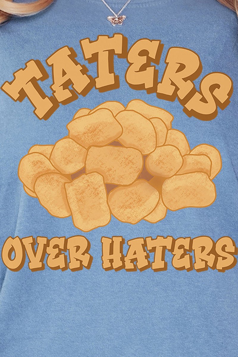 Taters Over Haters Comfort Colors Adult Ring - Spun Cotton Tee - Wholesale Accessory Market