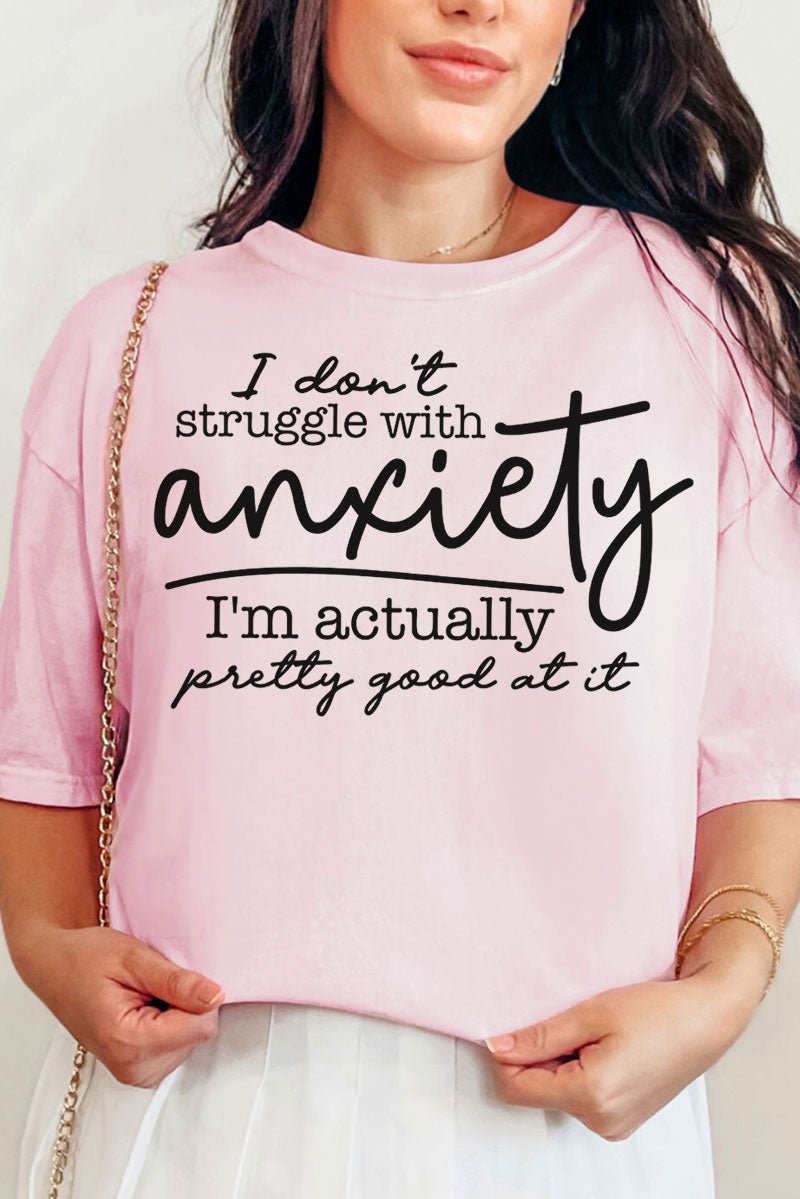 Anxiety Pro Comfort Colors Adult Ring - Spun Cotton Tee - Wholesale Accessory Market