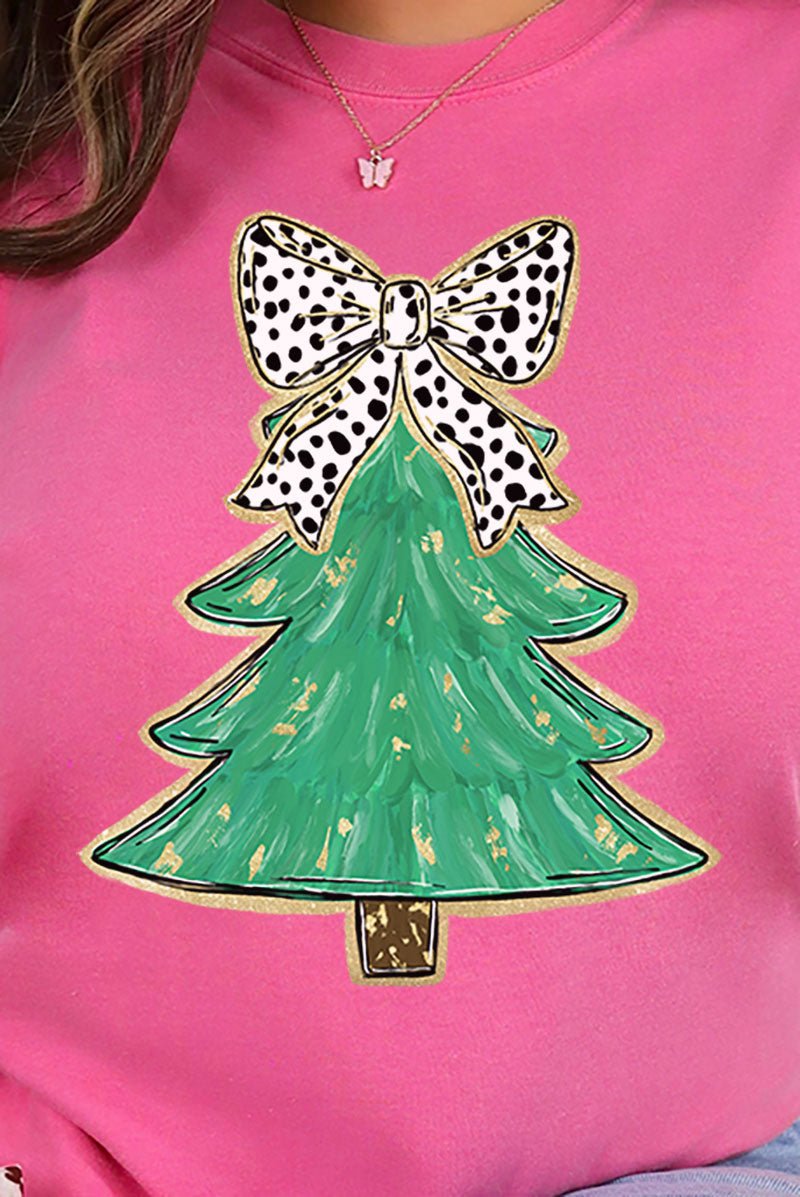 Brushed Green Christmas Tree Comfort Colors Adult Ring - Spun Cotton Tee - Wholesale Accessory Market