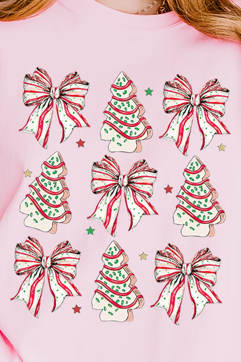 Cakes And Bows Christmas Comfort Colors Adult Ring - Spun Cotton Tee - Wholesale Accessory Market