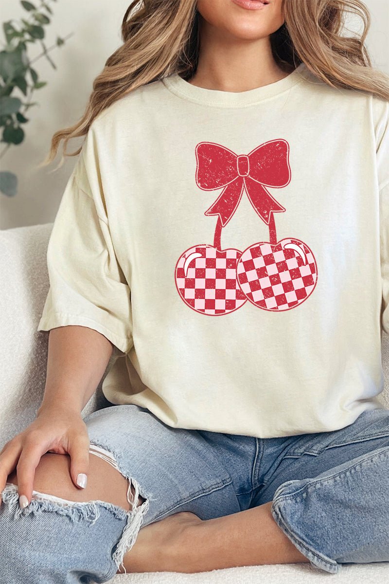 Cherry On Top Comfort Colors Adult Ring - Spun Cotton Tee - Wholesale Accessory Market