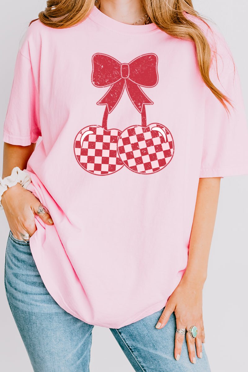 Cherry On Top Comfort Colors Adult Ring - Spun Cotton Tee - Wholesale Accessory Market