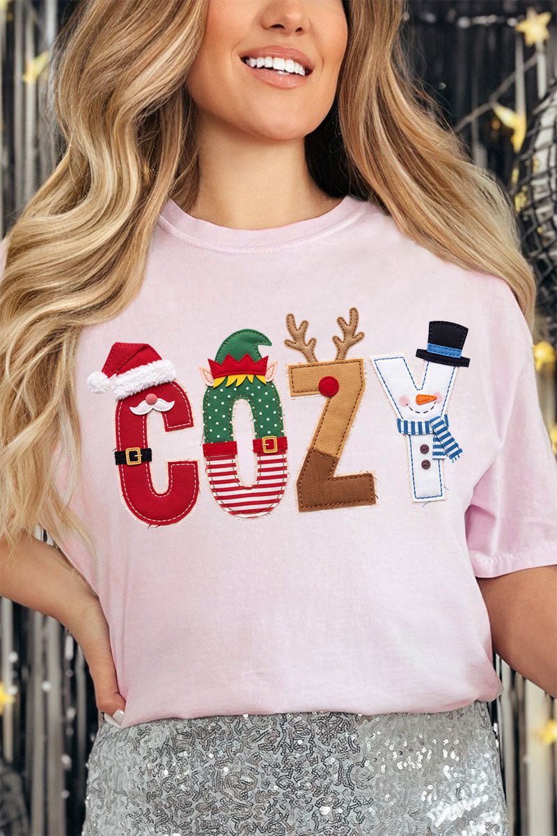 Christmas Characters Cozy Comfort Colors Adult Ring-Spun Cotton Tee - Wholesale Accessory Market