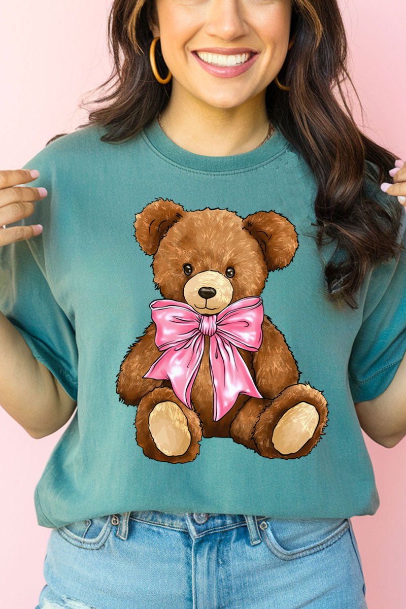 Coquette Bow Bliss Comfort Colors Adult Ring - Spun Cotton Tee - Wholesale Accessory Market