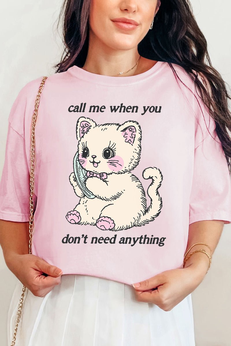 Don't Call Me Comfort Colors Adult Ring - Spun Cotton Tee - Wholesale Accessory Market