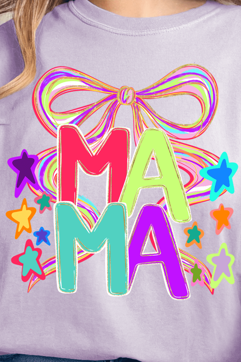 Doodle Stars Mama Comfort Colors Adult Ring - Spun Cotton Tee - Wholesale Accessory Market