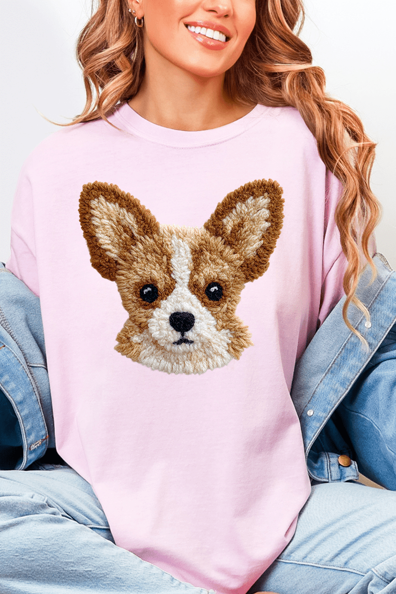Faux Yarn Chihuahua Comfort Colors Adult Ring - Spun Cotton Tee - Wholesale Accessory Market