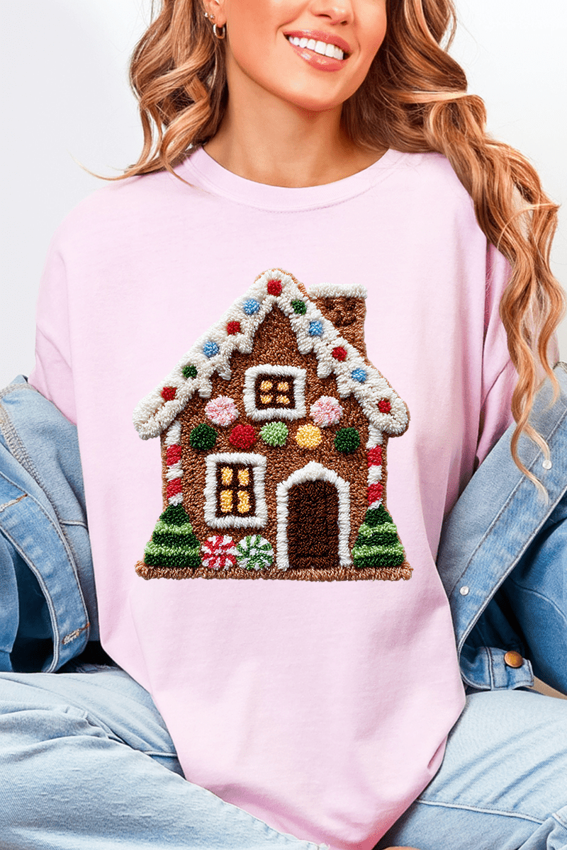 Faux Yarn Merry Manor Comfort Colors Adult Ring - Spun Cotton Tee - Wholesale Accessory Market