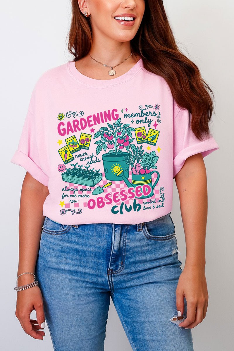 Gardening Club Comfort Colors Adult Ring - Spun Cotton Tee - Wholesale Accessory Market