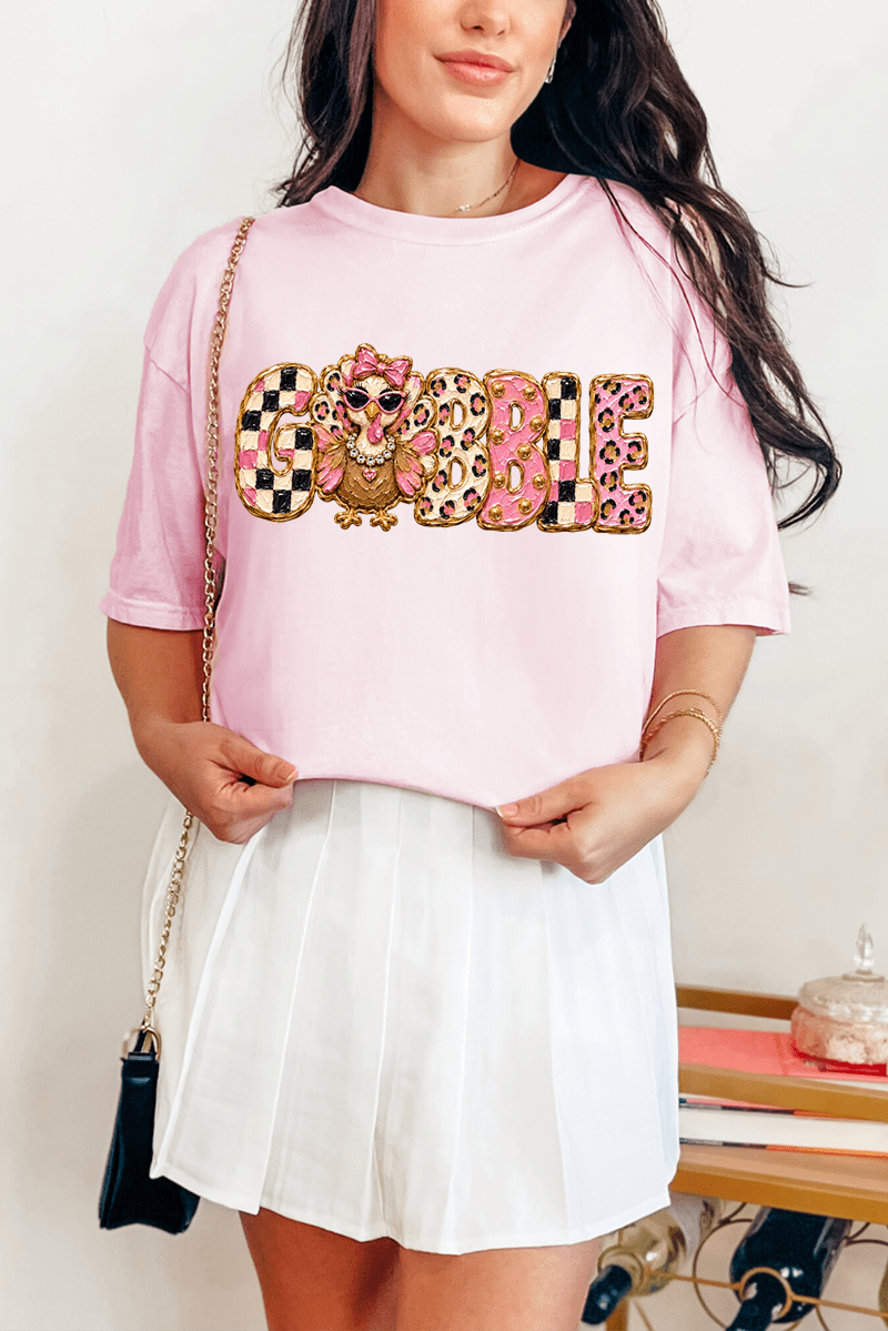 Gobble & Glam Comfort Colors Adult Ring-Spun Cotton Tee - Wholesale Accessory Market