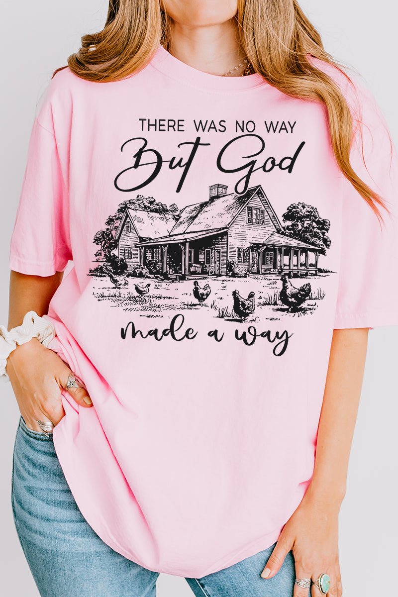 God Made A Way Comfort Colors Adult Ring - Spun Cotton Tee - Wholesale Accessory Market