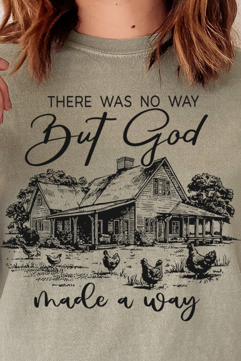 God Made A Way Comfort Colors Adult Ring - Spun Cotton Tee - Wholesale Accessory Market