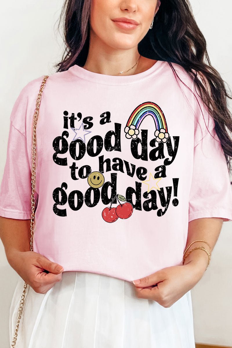 Good Day To Have A Good Day Comfort Colors Adult Ring - Spun Cotton Tee - Wholesale Accessory Market